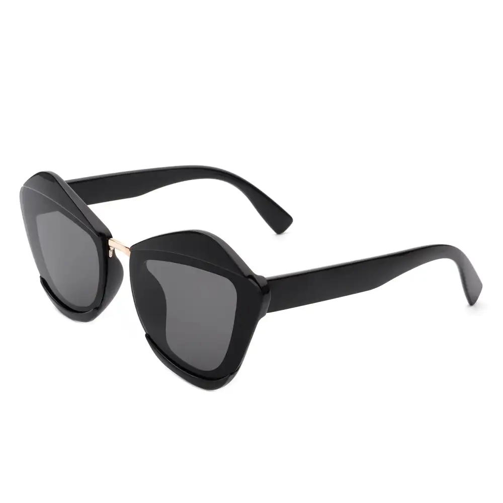 Flexible Cat Eye Square Frame Sunglasses