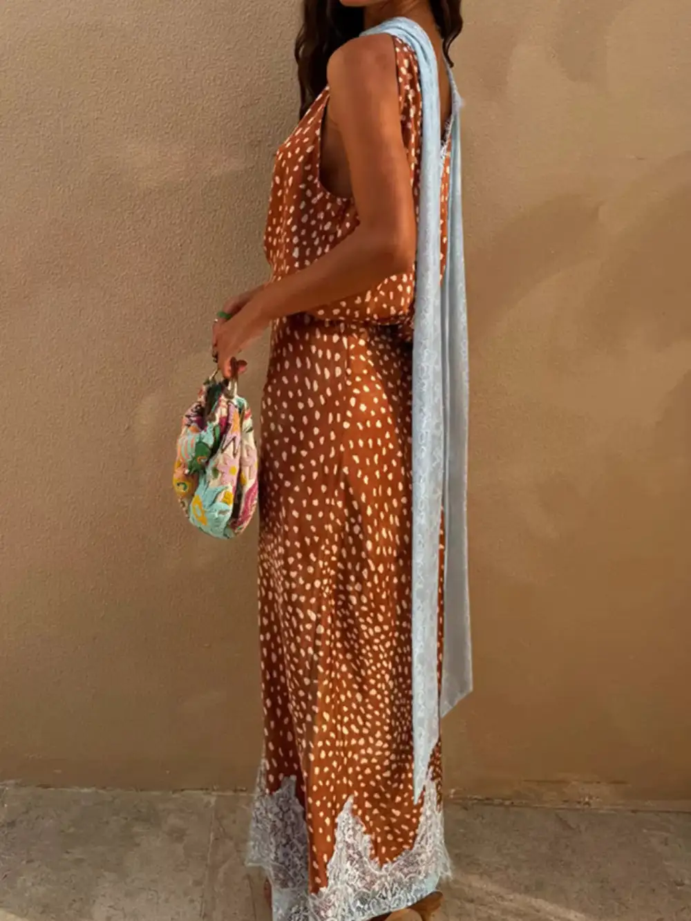 Sleeveless Lace Coordinated Set