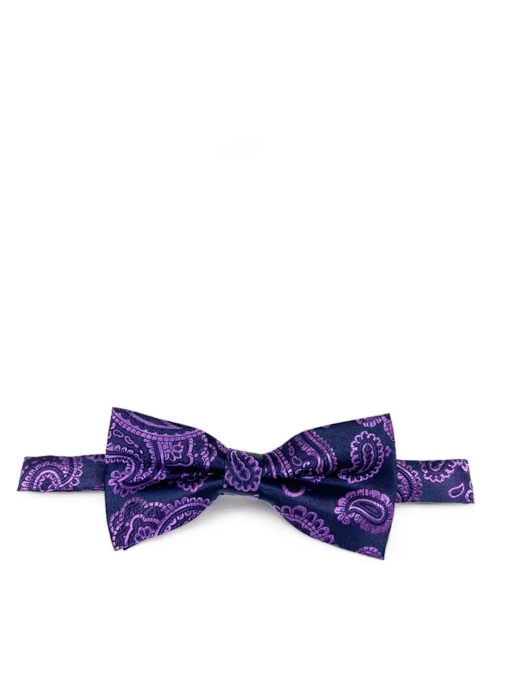 Distinguished Paisley Polyester Bow Tie