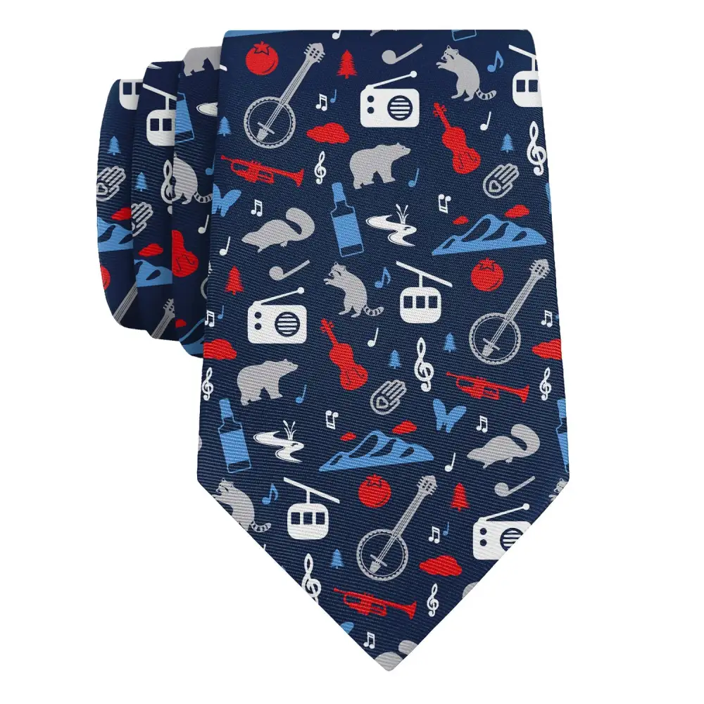 Timeless Heritage Emblem Detail Necktie