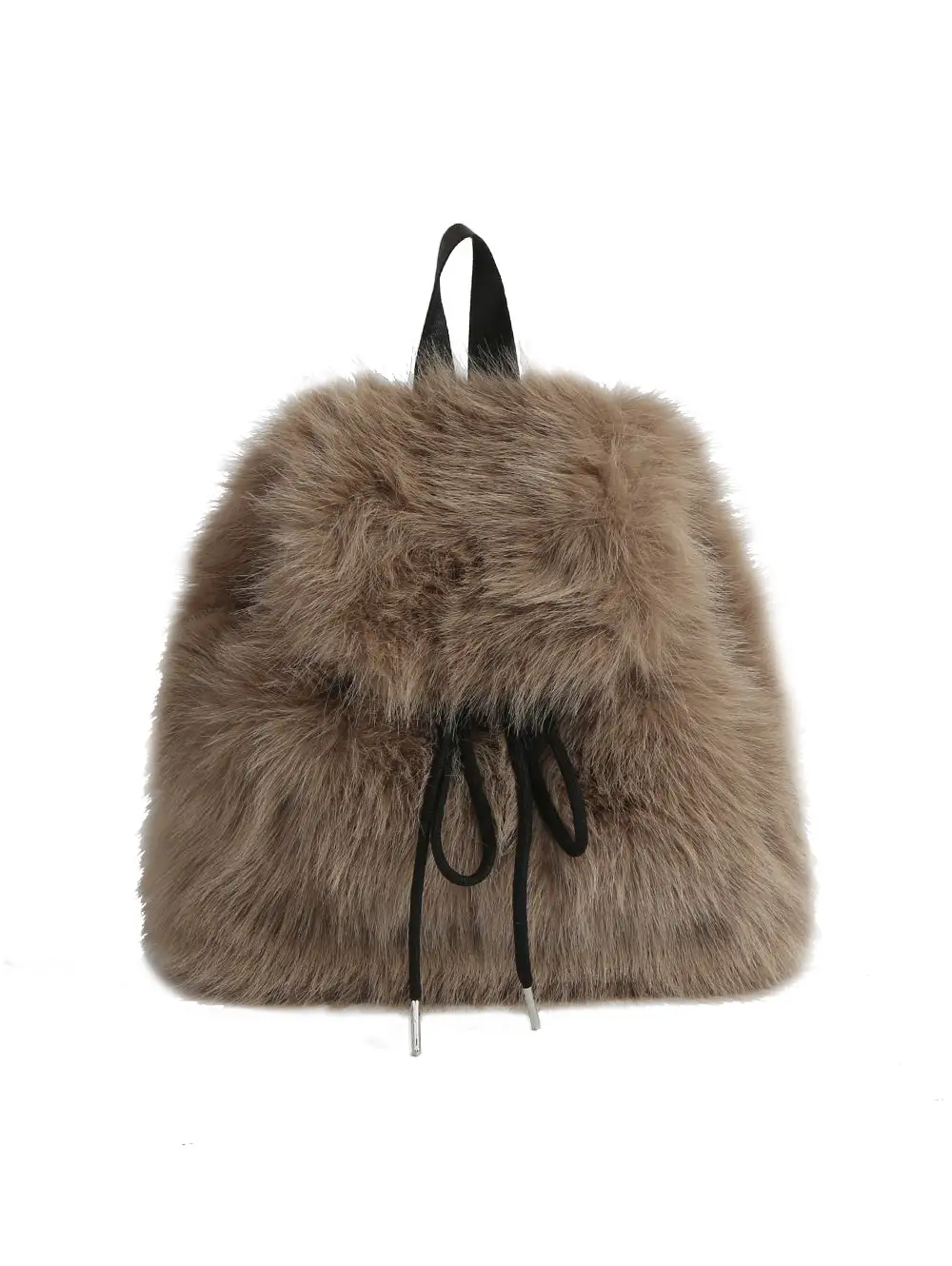 Plush Drawstring Casual Backpack