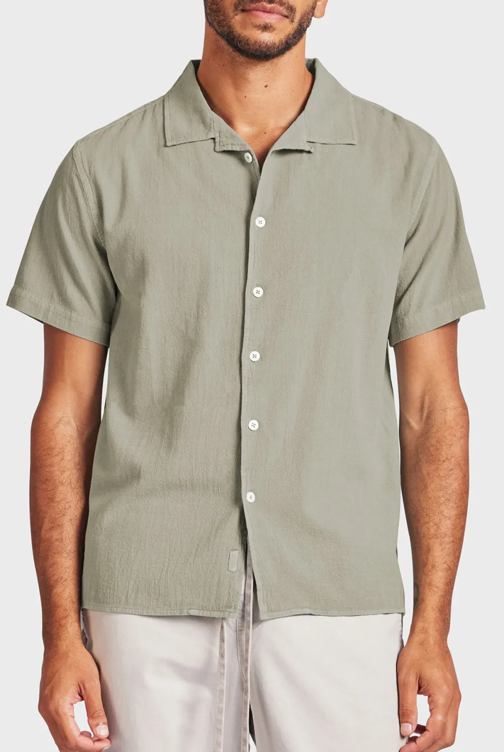 Jed Short Sleeve Shirt-Light dutch blue