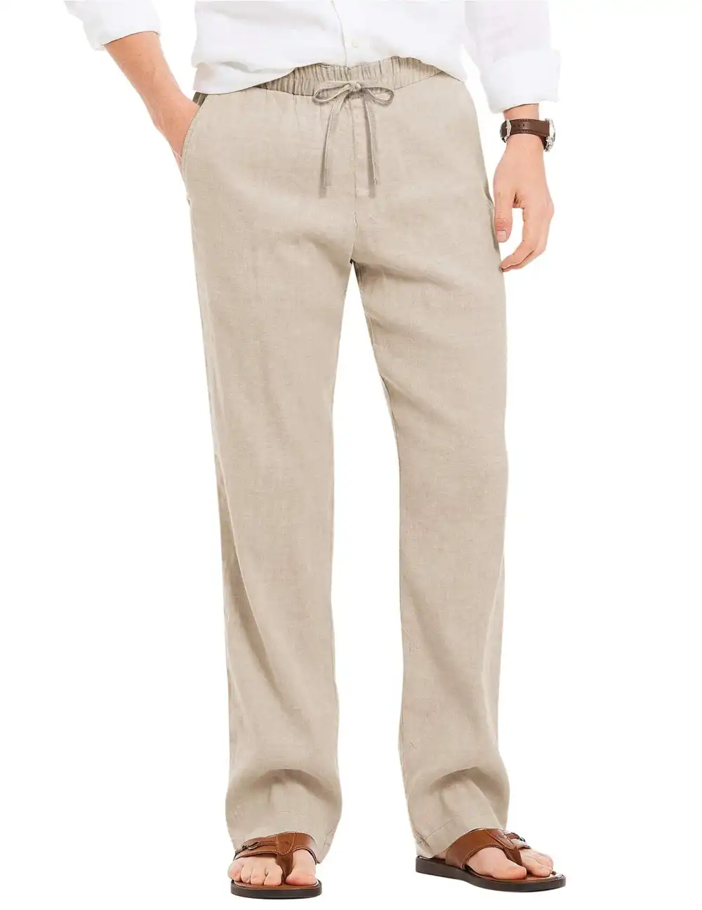 Linen Yoga Trousers Pants