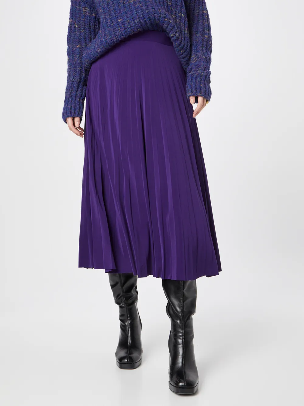 Casual Style Plain Colored  A-line Skirt