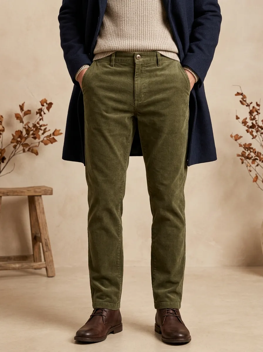 Men's Autumn Winter Classic Corduroy Trousers