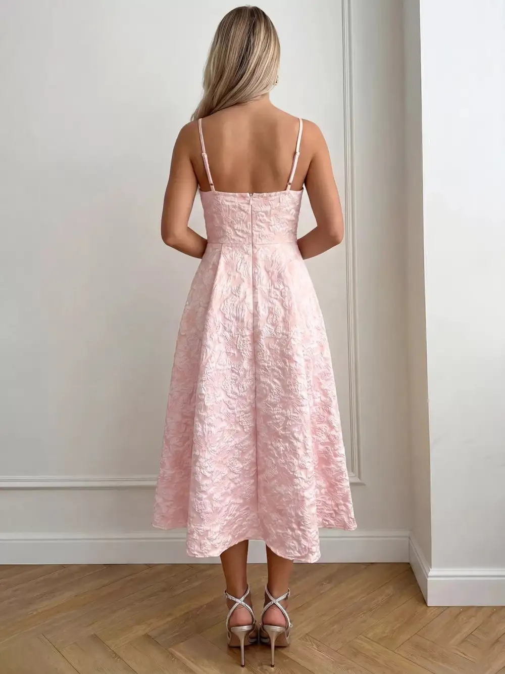 Textured Midi Dress