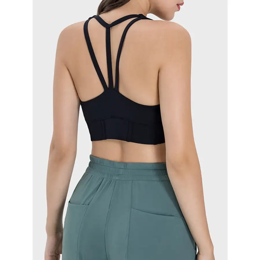 Square Neck Wide Strap Active Tank