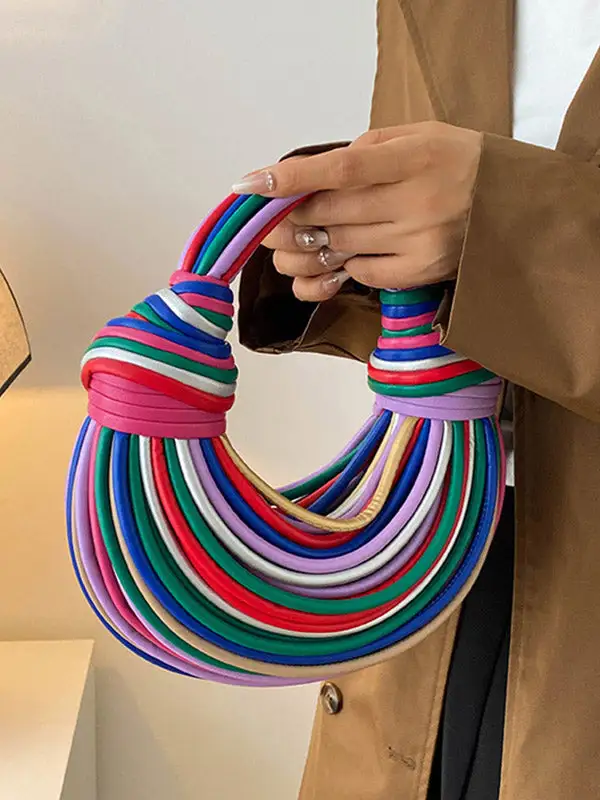 Compact Geometric Shoulder Bag