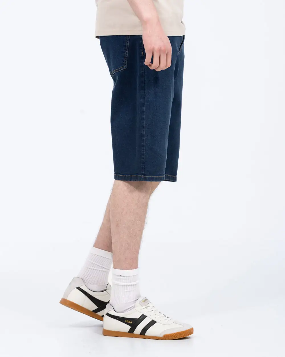 Clean Regular Fit Denim Shorts