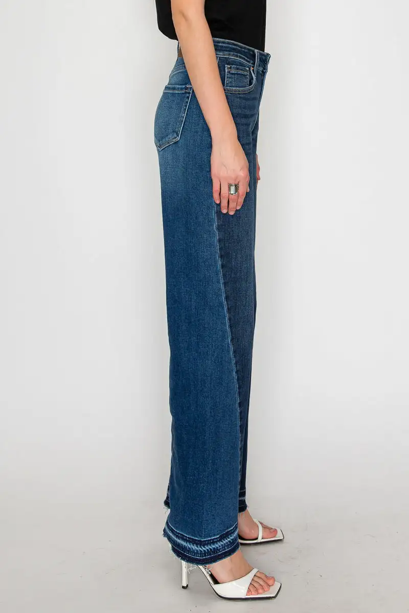 Modern High Rise Flare Relaxed Denim Jeans