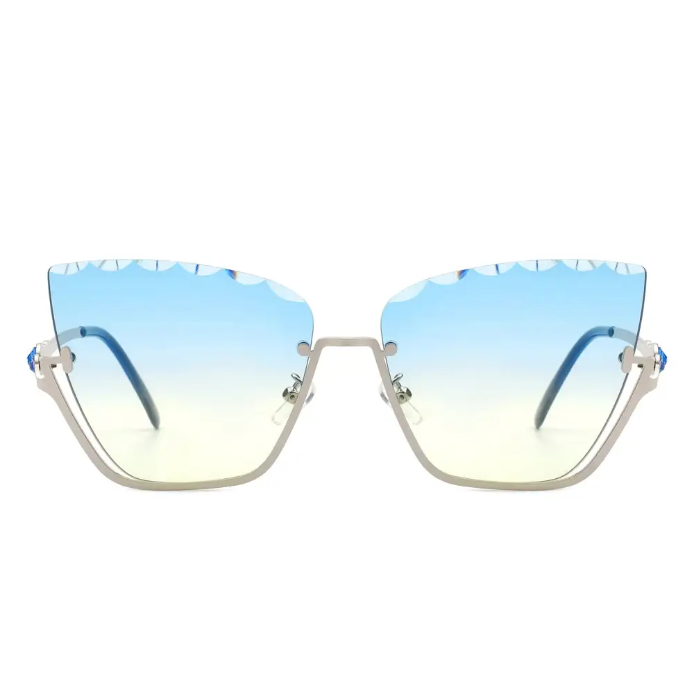 Cat Eye Square Frame Sunglasses