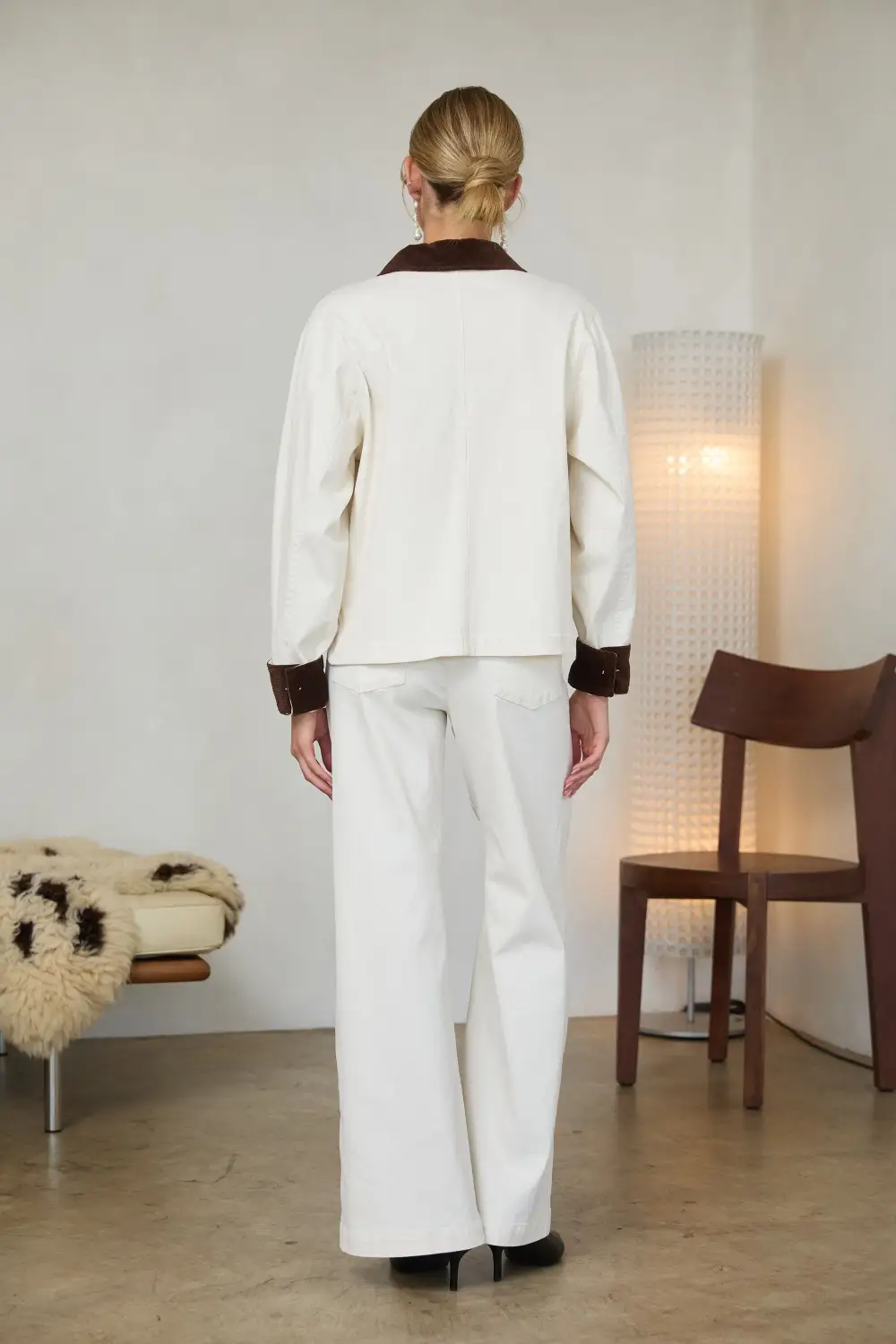 Contrast Barn Jacket