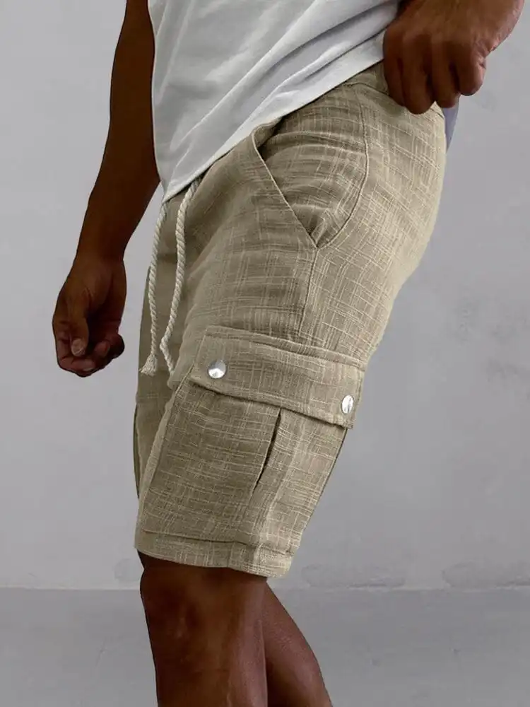 Men's Lightweight Cotton Cargo Shorts