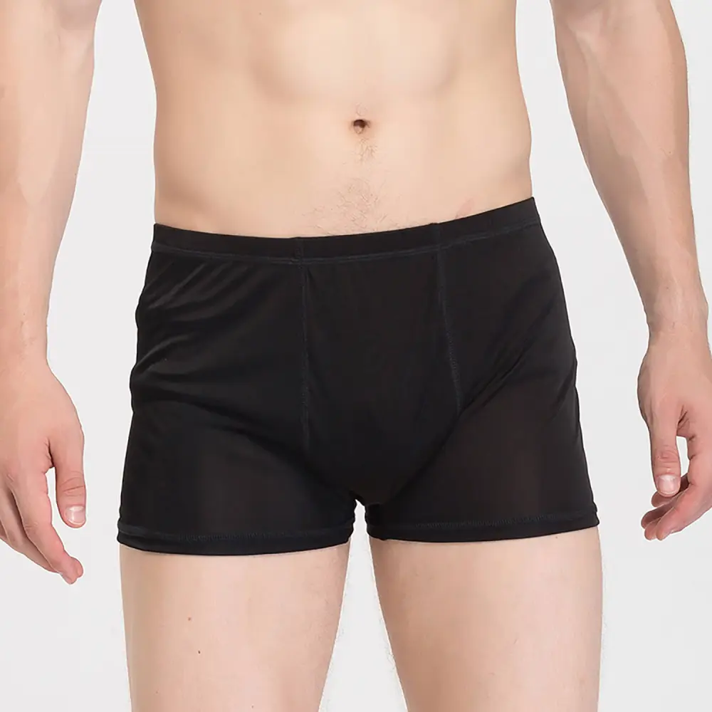 Stretch Silk Knit Boxer Briefs