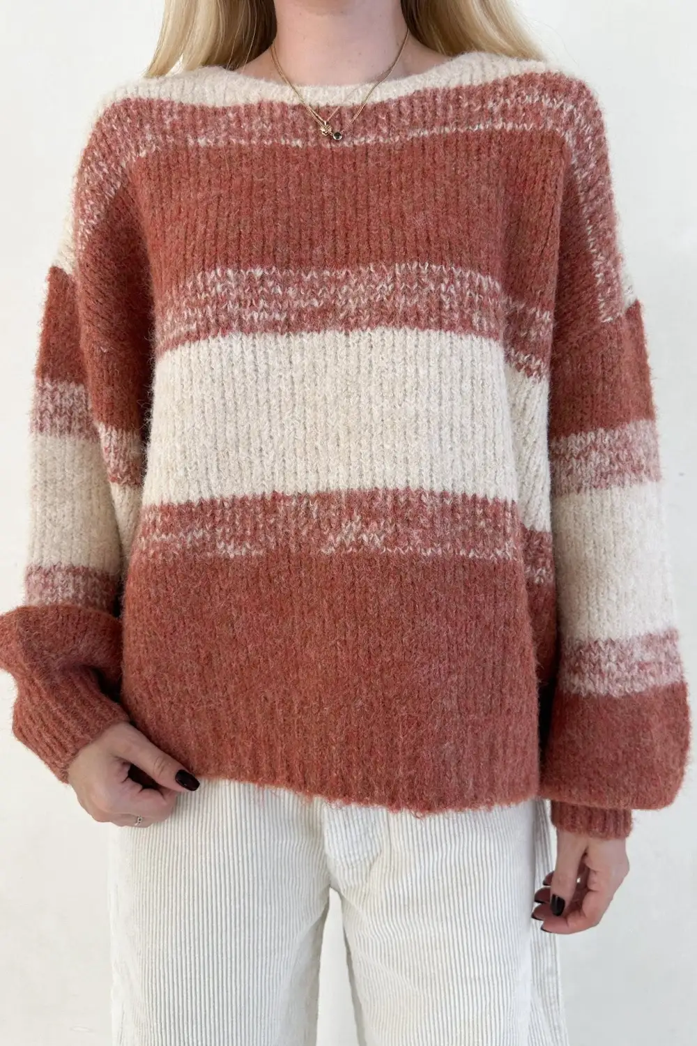 Airy Soft Striped Sweater