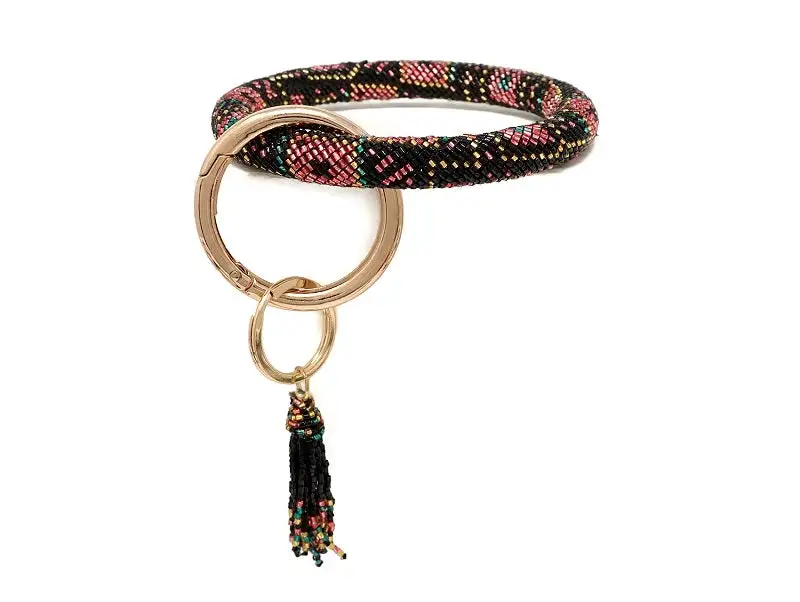 Decorative Ring Charm Keychain