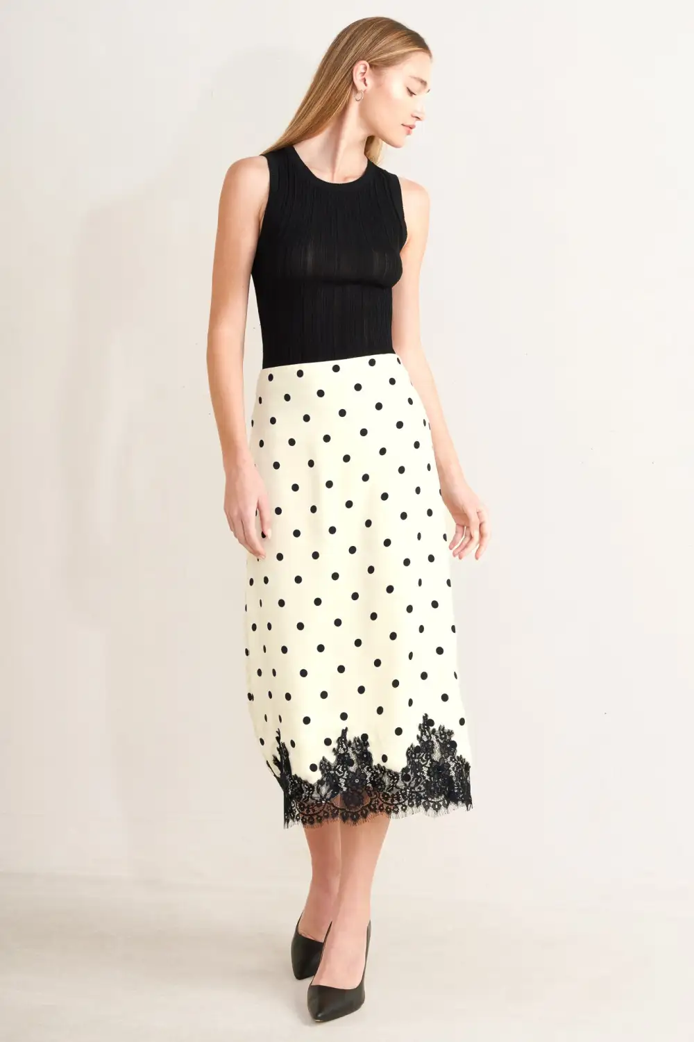 Lace Midi Skirt