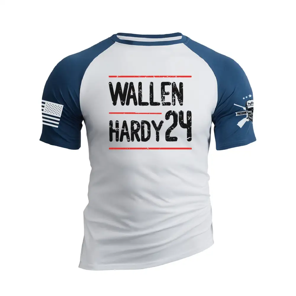 WALLEN HARDY 24 RAGLAN GRAPHIC TEE
