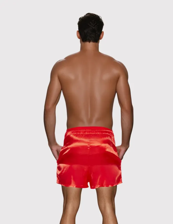 Minimal Satin Men's Lounge Shorts