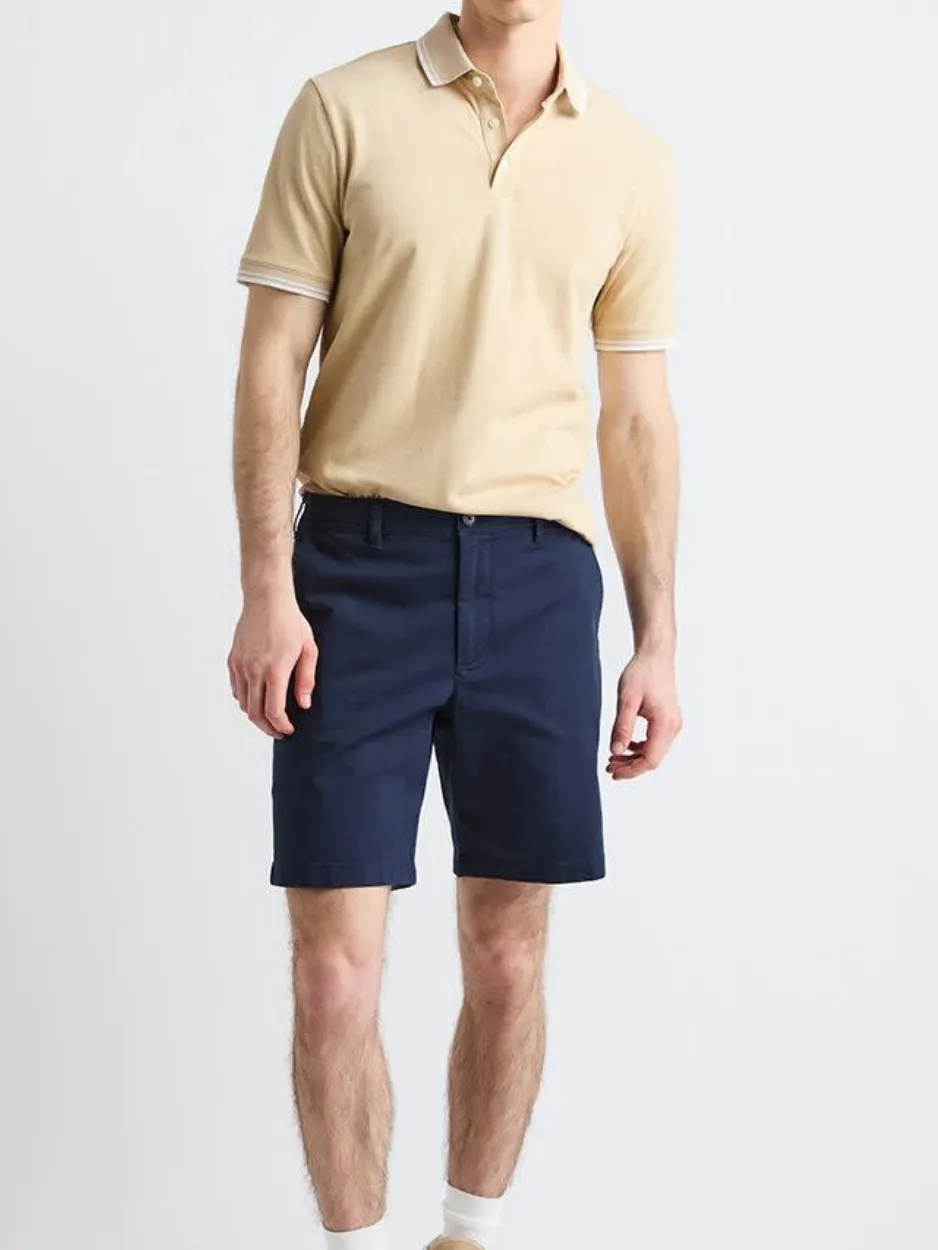 Yellow Casual Style Short-Sleeve Polo