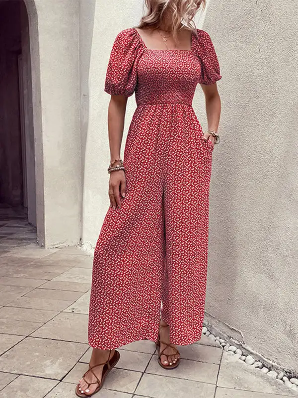 Tailored Everyday Printed Jumpsuit