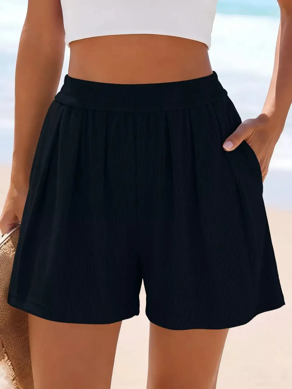 High-Waisted Shorts Casual Shorts