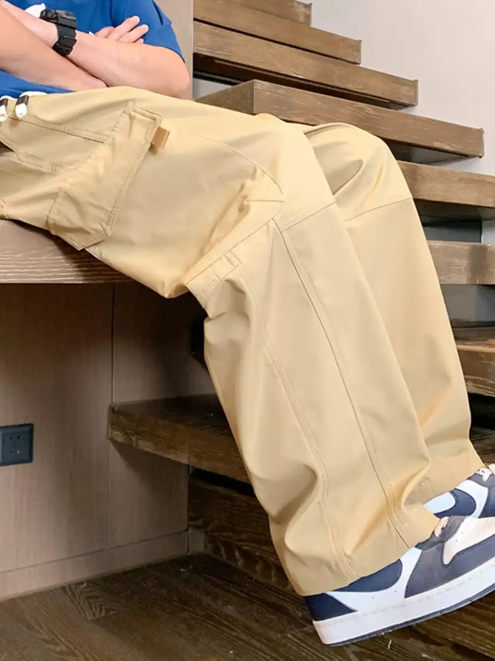 Men's Plus Size Loose Fit Cargo Pants