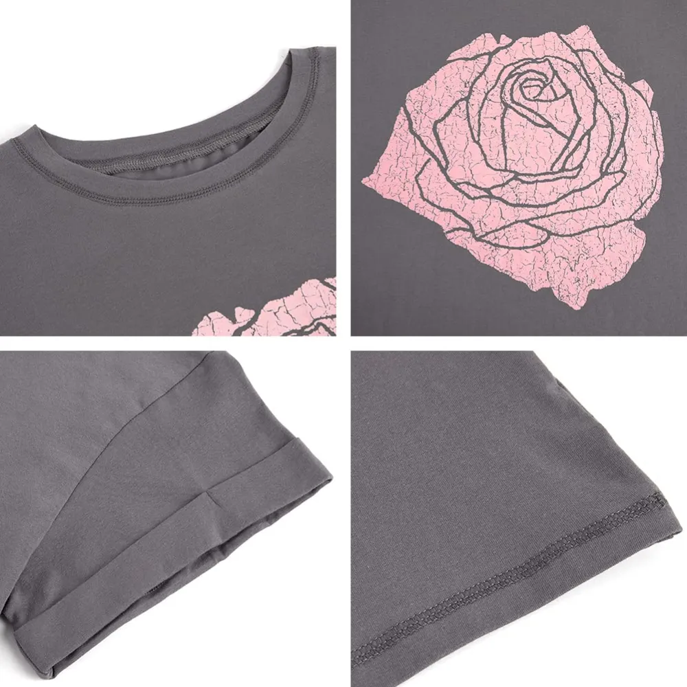 Rose Print T-shirt