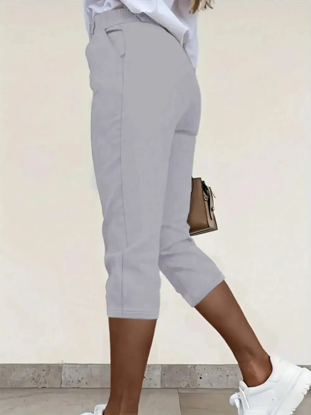 Pleated Detail Pocket Pants