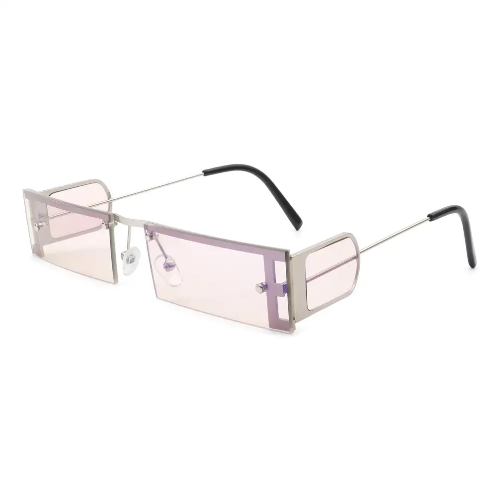 Rectangle Flat Top Frame Sunglasses