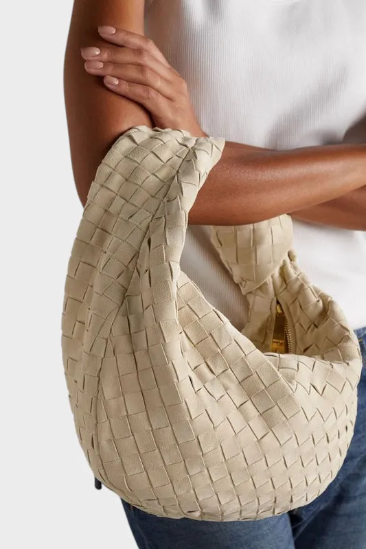 Boxy Suede Handbag