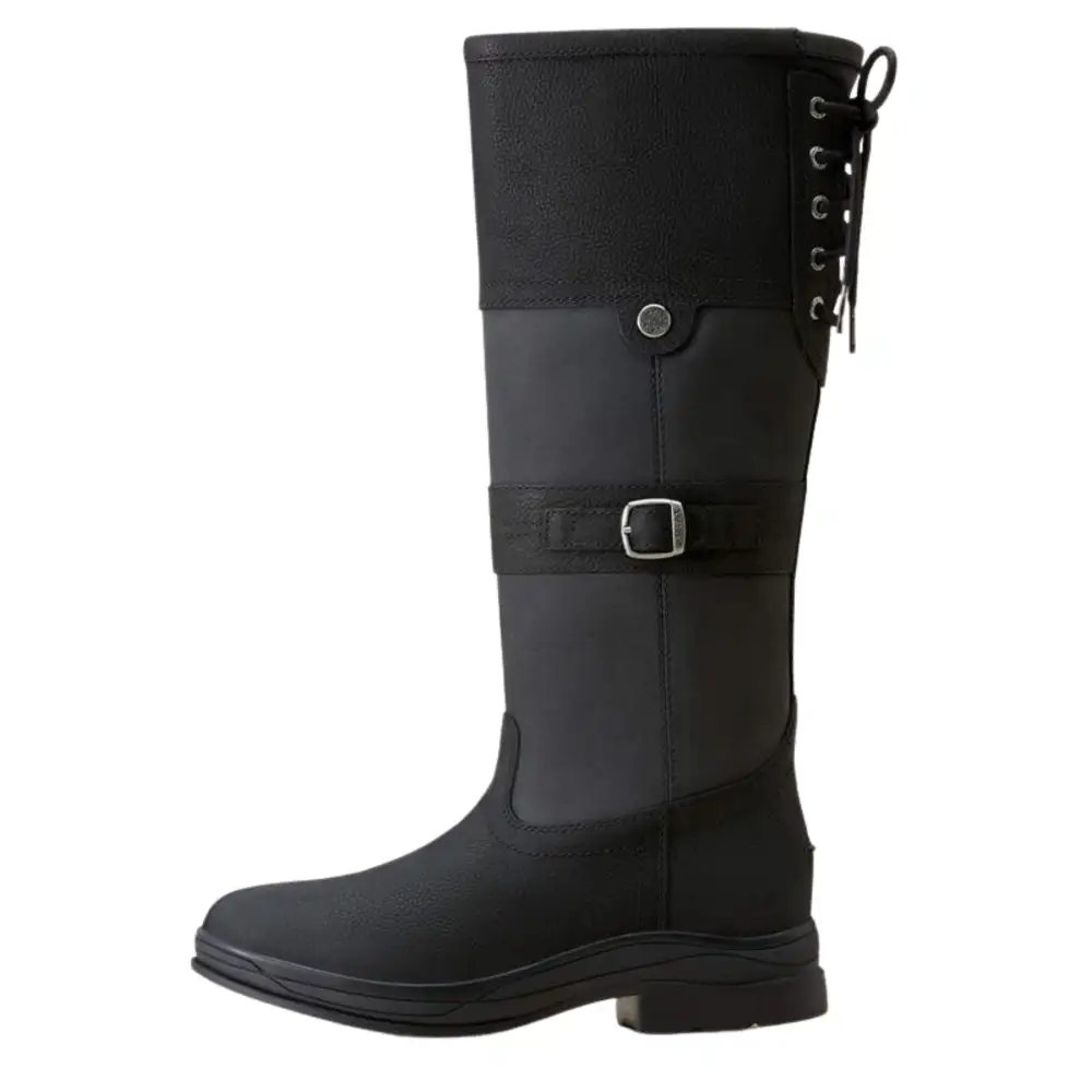 Relaxed Weather-Ready Leather Riding Boots