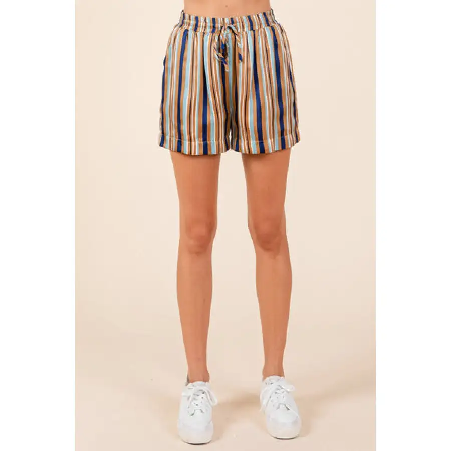 Drawstring Satin Shorts