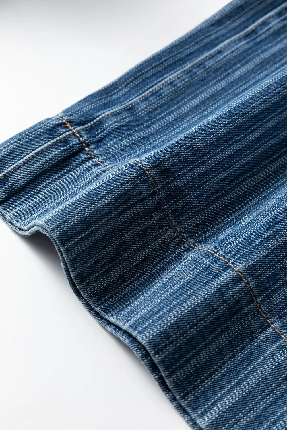 Loose Fit Drawstring Denim Jeans