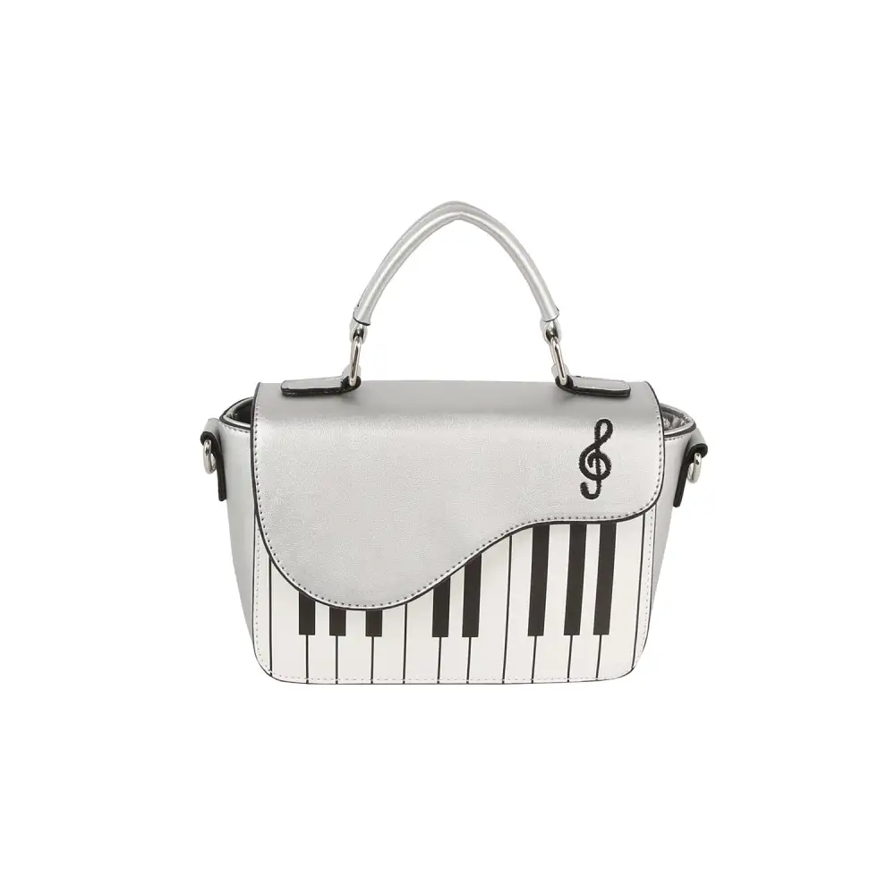 Relaxed Detail Flap Front Top Handle Pocketed Faux Leather Tote Bag