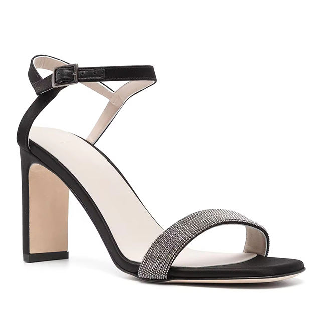 Celestia Block Heel Ankle Strap Sandals