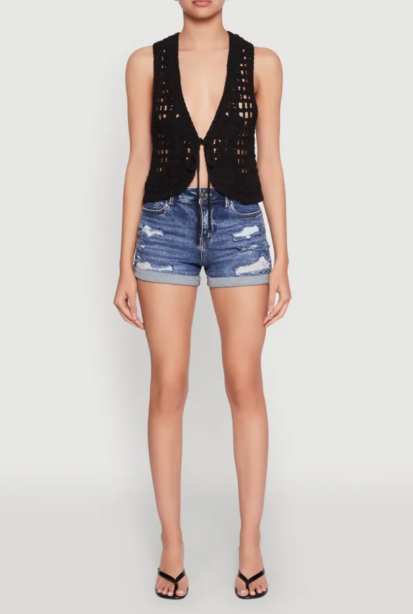 Knitted Hollow Vest