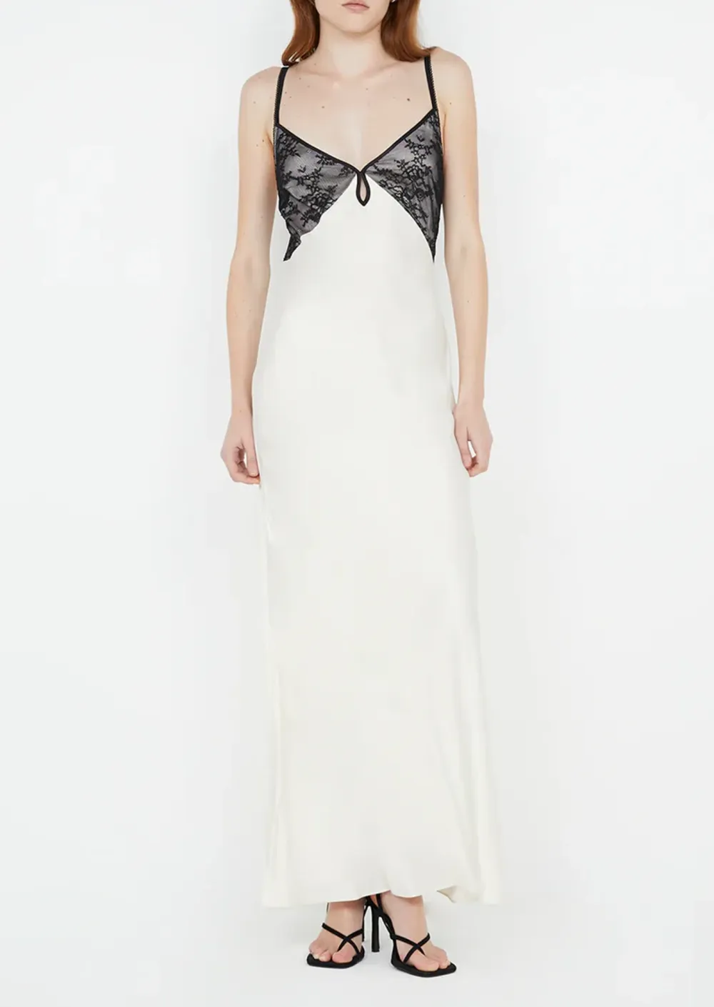 LACE KEYHOLE CAMI DRESS