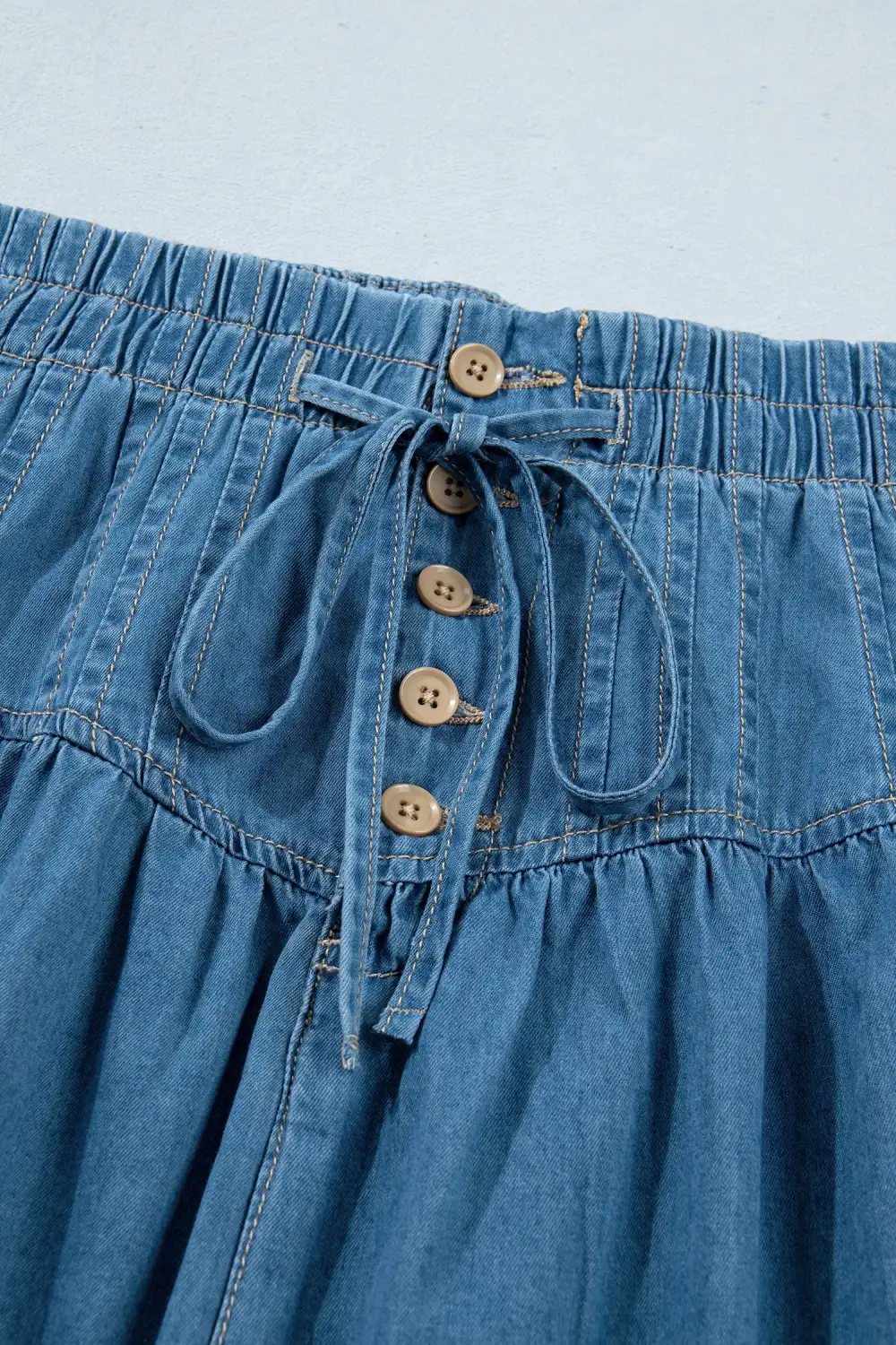 Wearable Button Front Skirt