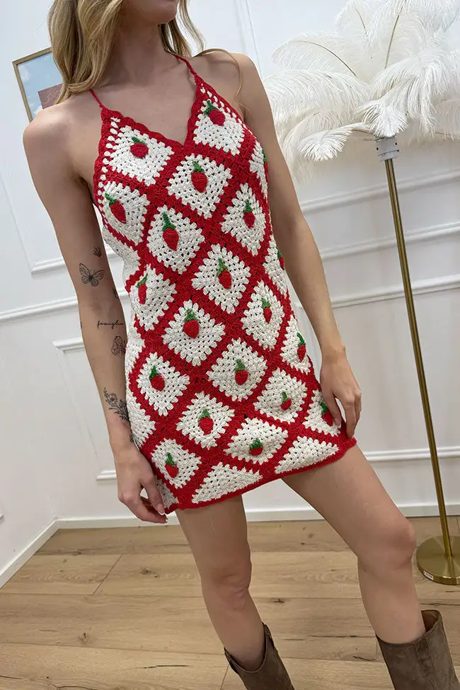Mini Crochet Dress
