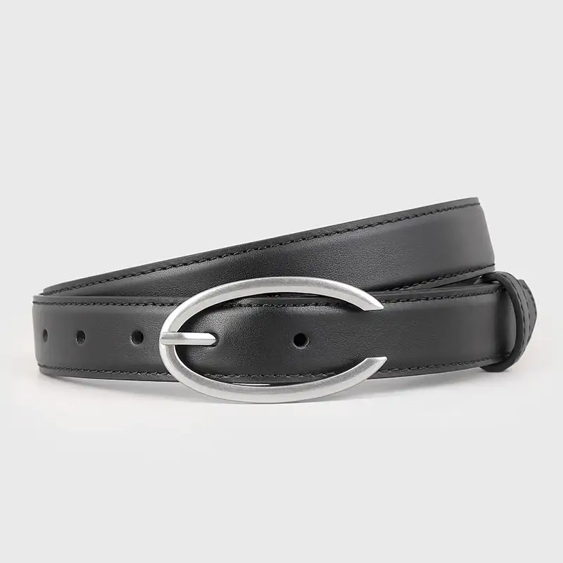 Subtle Statement Buckle Dress Belt