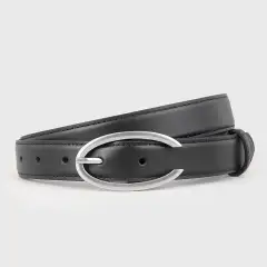 Subtle Statement Buckle Dress Belt