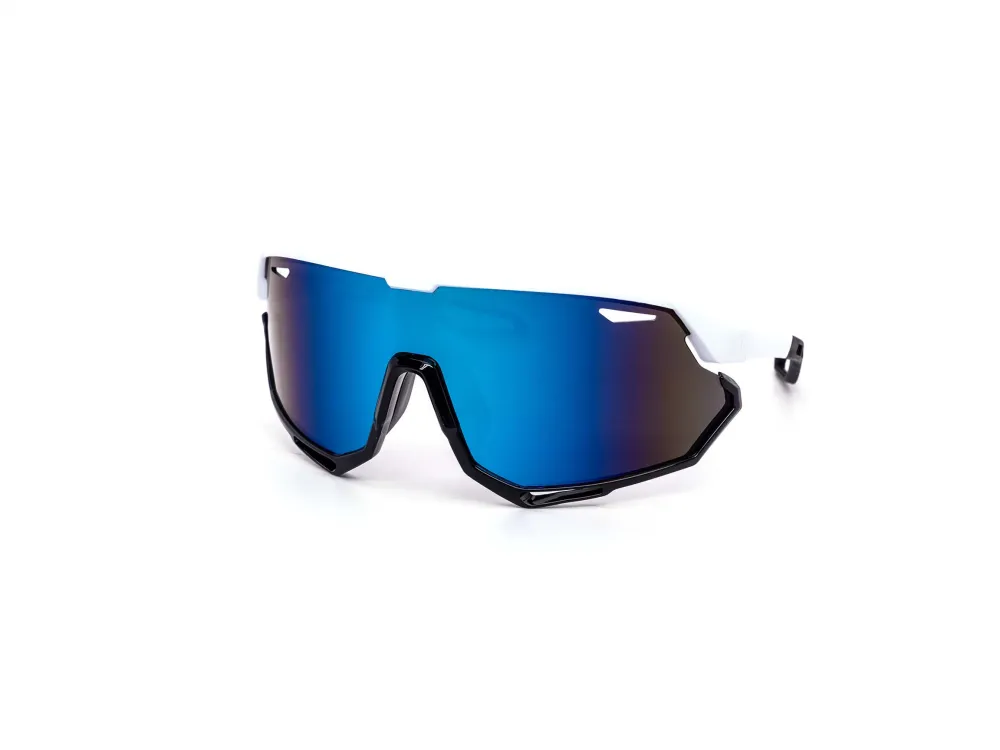 12-Pack Oversized Sport Shield Dark Lens Sunglasses