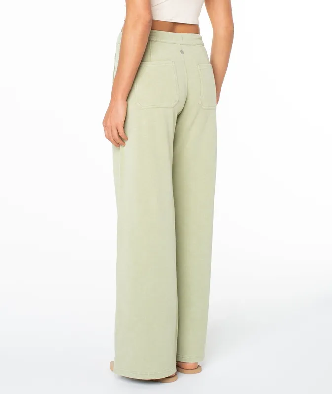 Clean Wide Leg Woven Pants