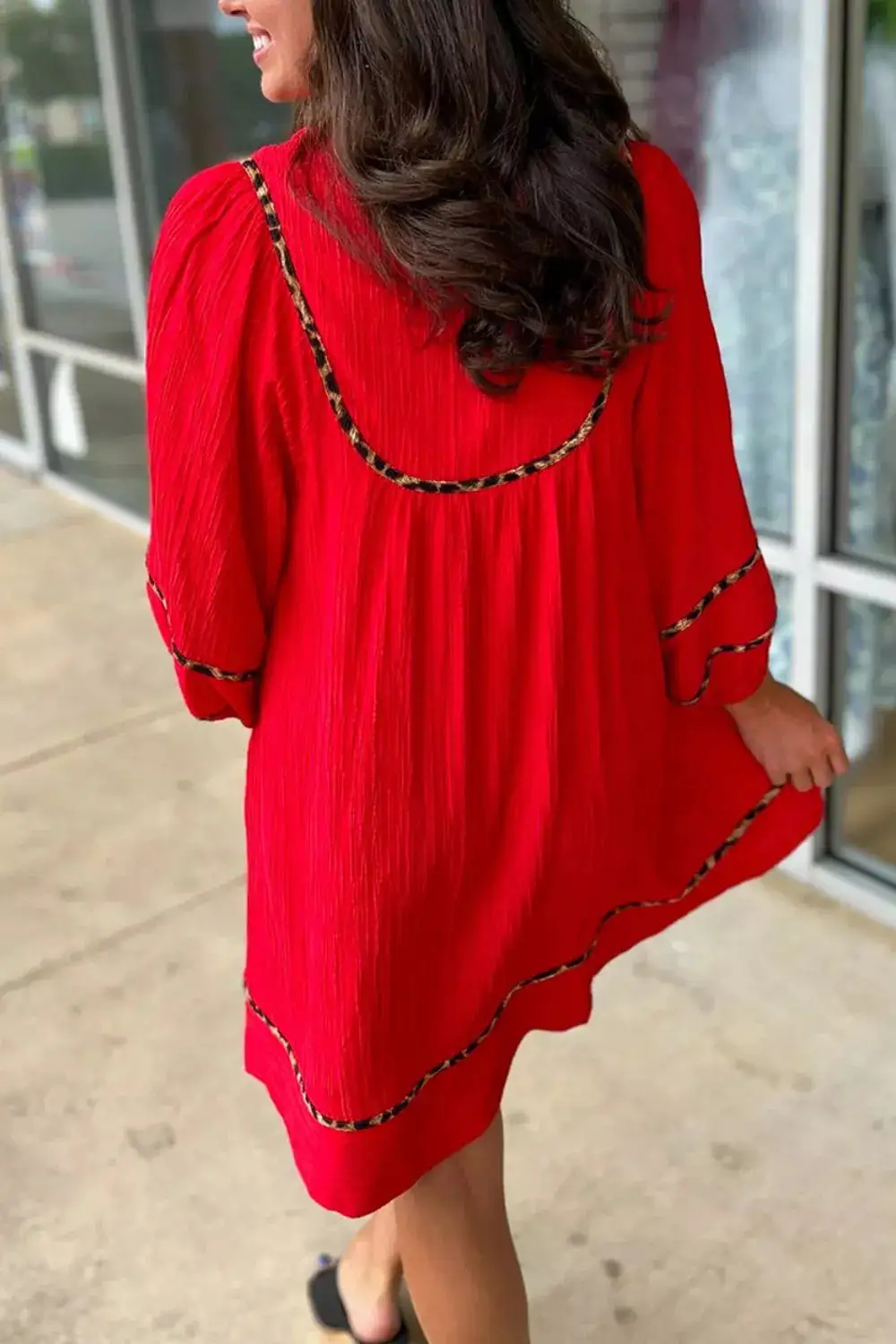 Notched Dress Casual