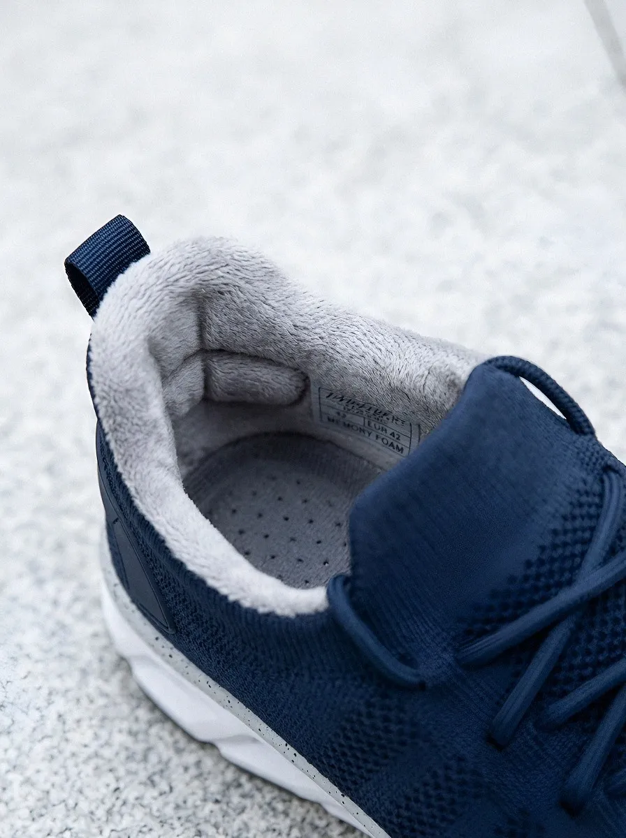Men's Speckled Sole Mesh Athletic Sneakers