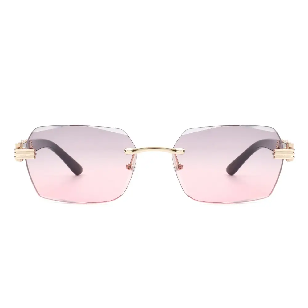 Bold Rectangle Square Frame Sunglasses