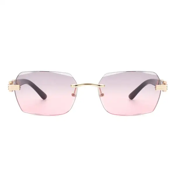 Bold Rectangle Square Frame Sunglasses