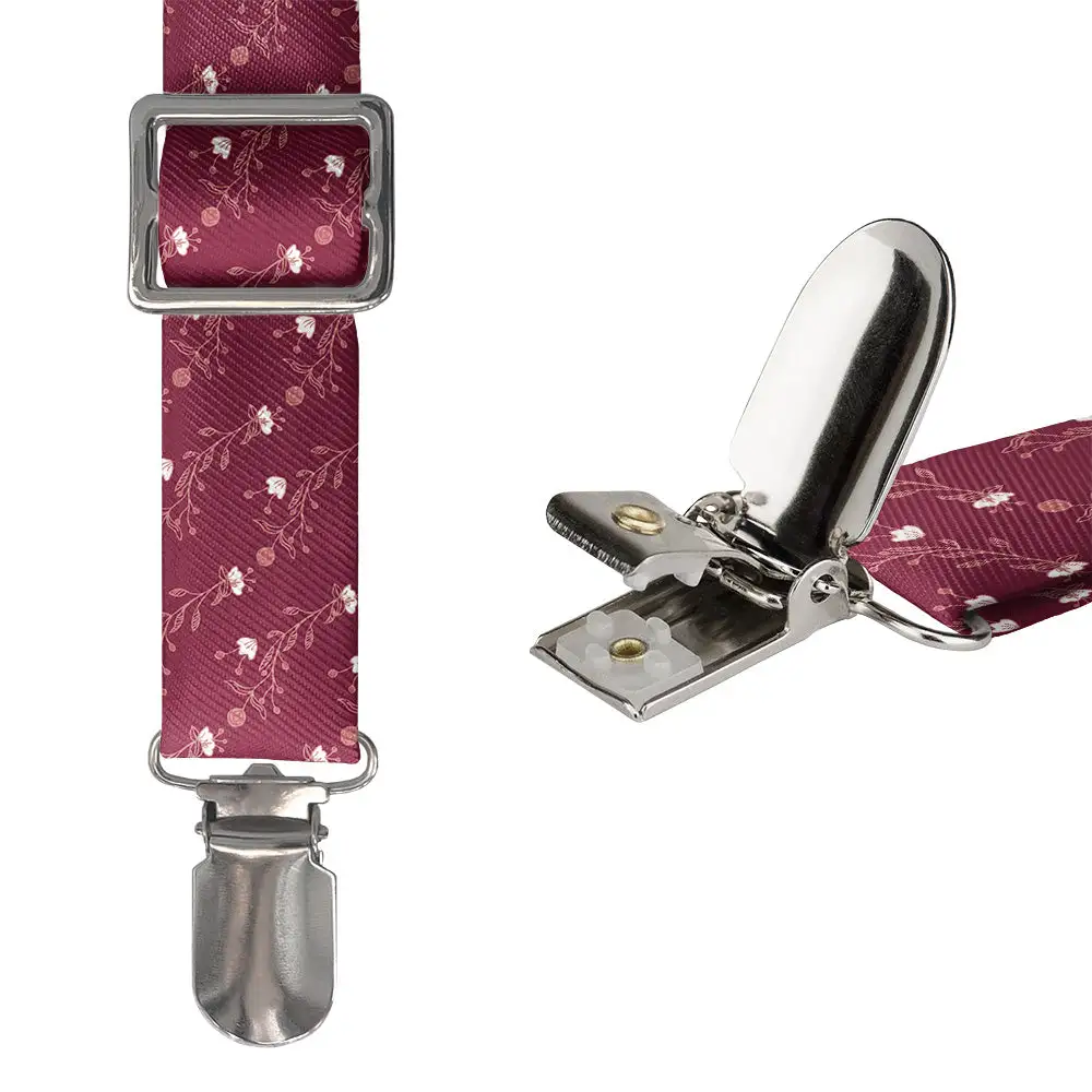 Riviere Floral Pattern Suspenders