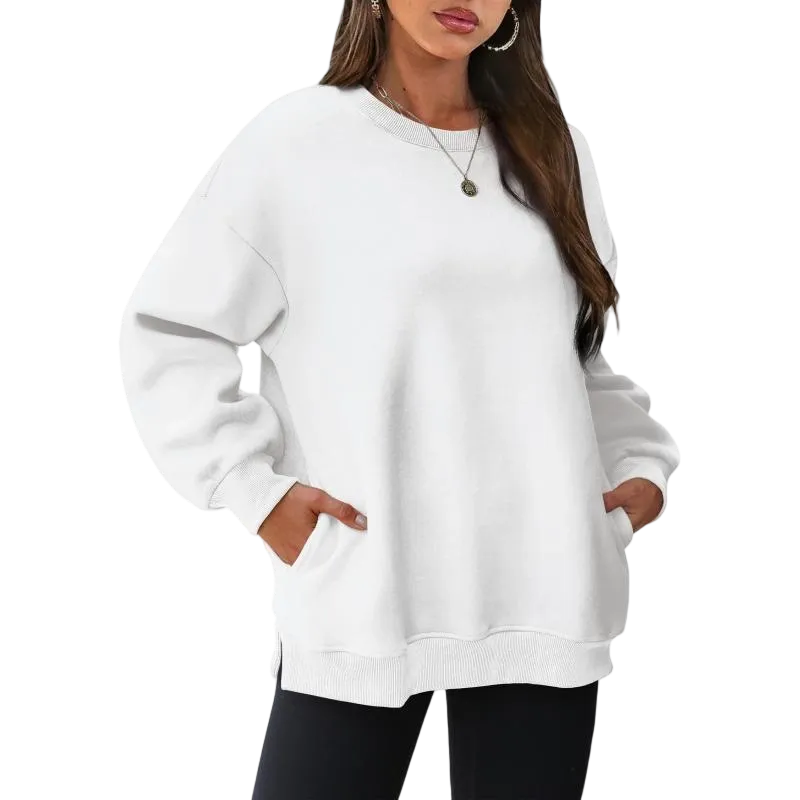 Womens Oversized Sweatshirts Crewneck Long Sleeve